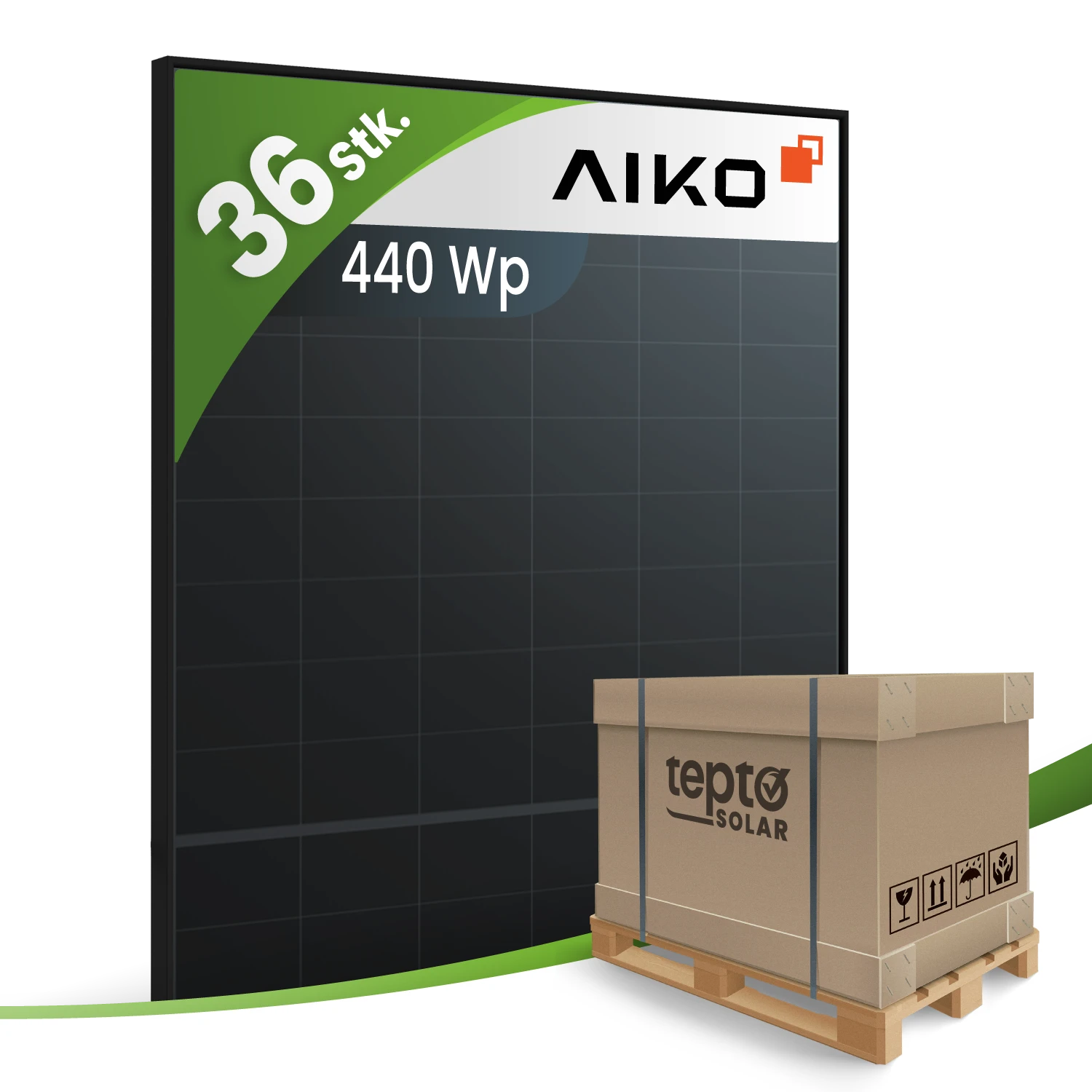 Aiko A440-MAH54Mb/440Wp Neostar 1S ABC N-Type Fullblack (Palette)