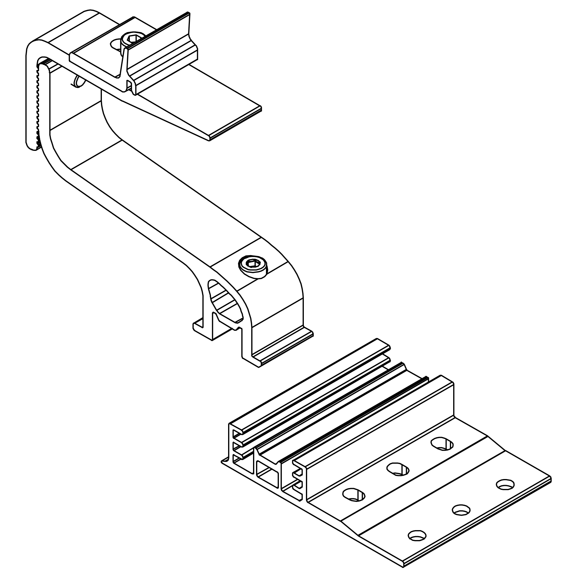 K2 2003144 Dachhaken SingleHook 4S