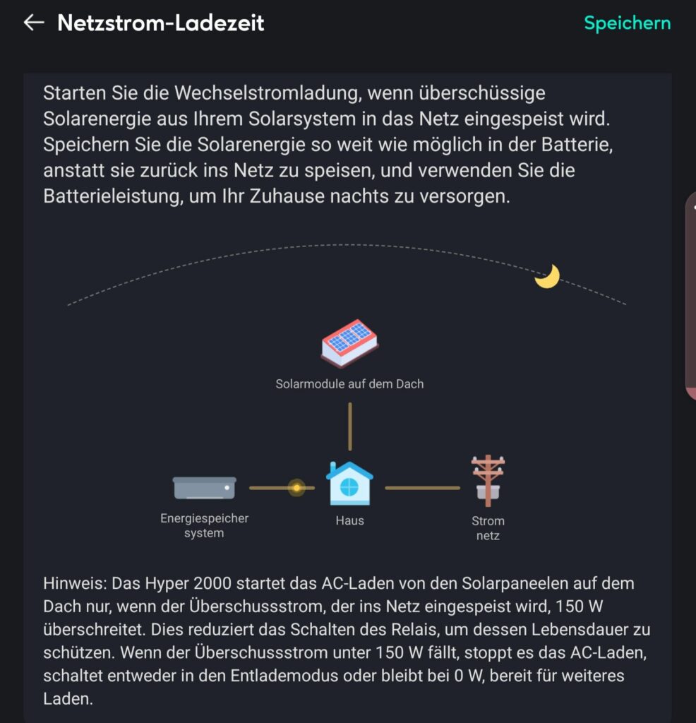 Optionen zur Ladung über Netzstrom (AC)