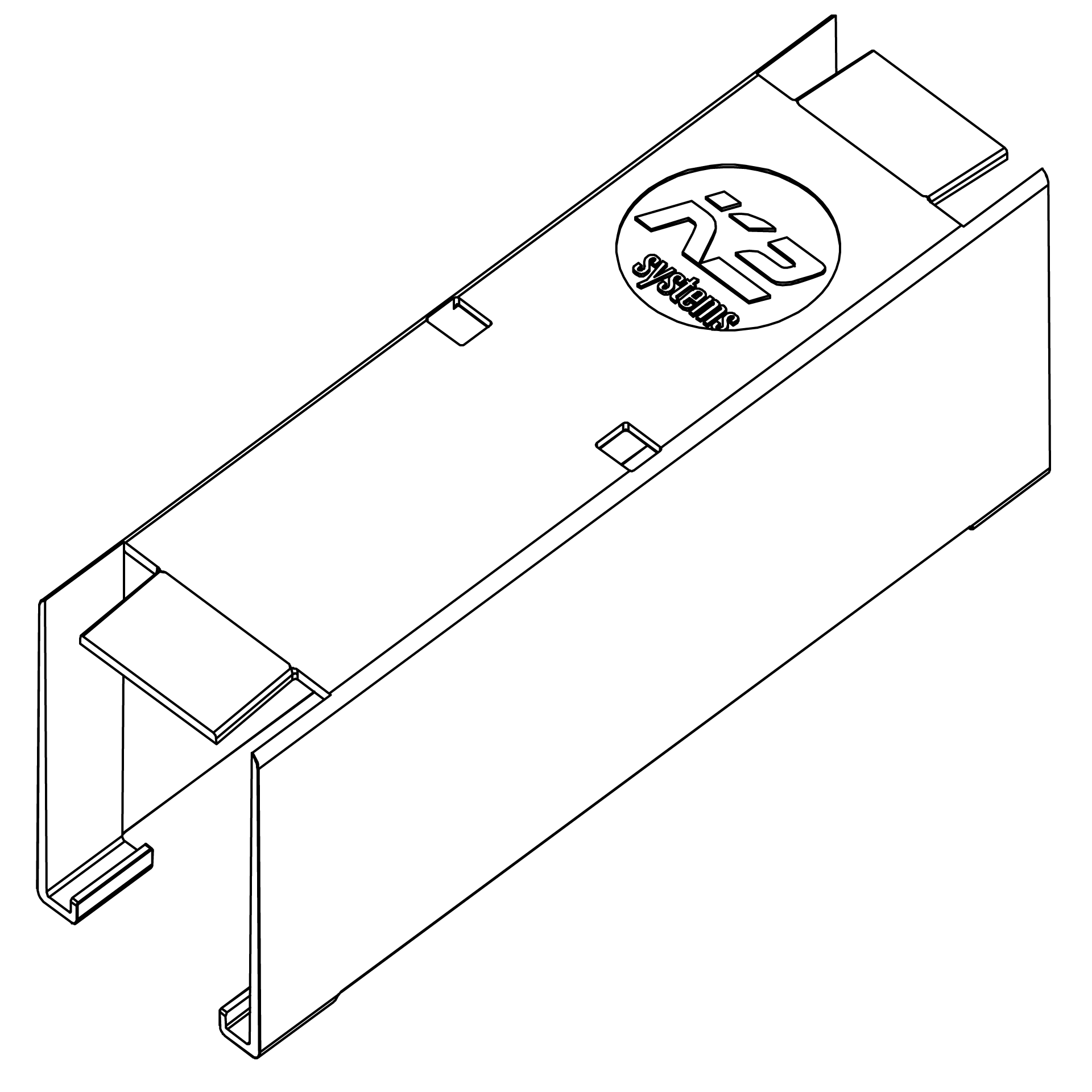 K2 2003523 BlackCover SingleRail 36