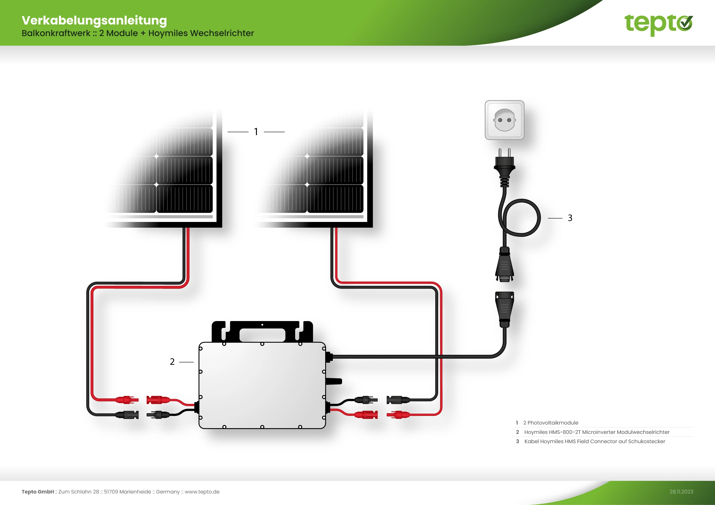 Microwechselrichter Hoymiles HM400 für PV Solar Anlage