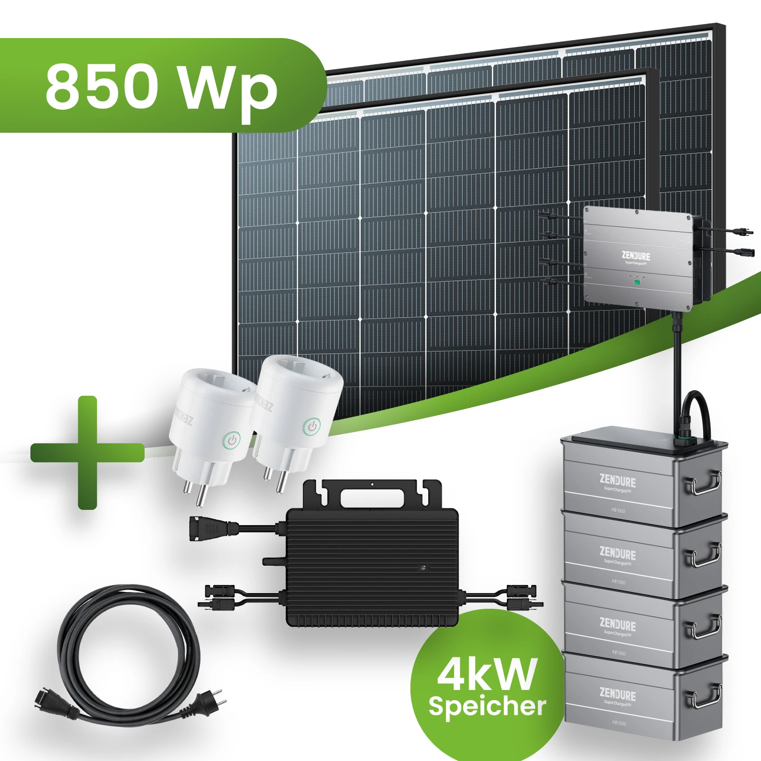 Wechselrichter 800w - Wechselrichter IP65 Wasserdicht - Wechselrichter  Solar Mit WLAN APP Für 2 Solarmodule Für Balkonkraftwerk, Wechselrichter