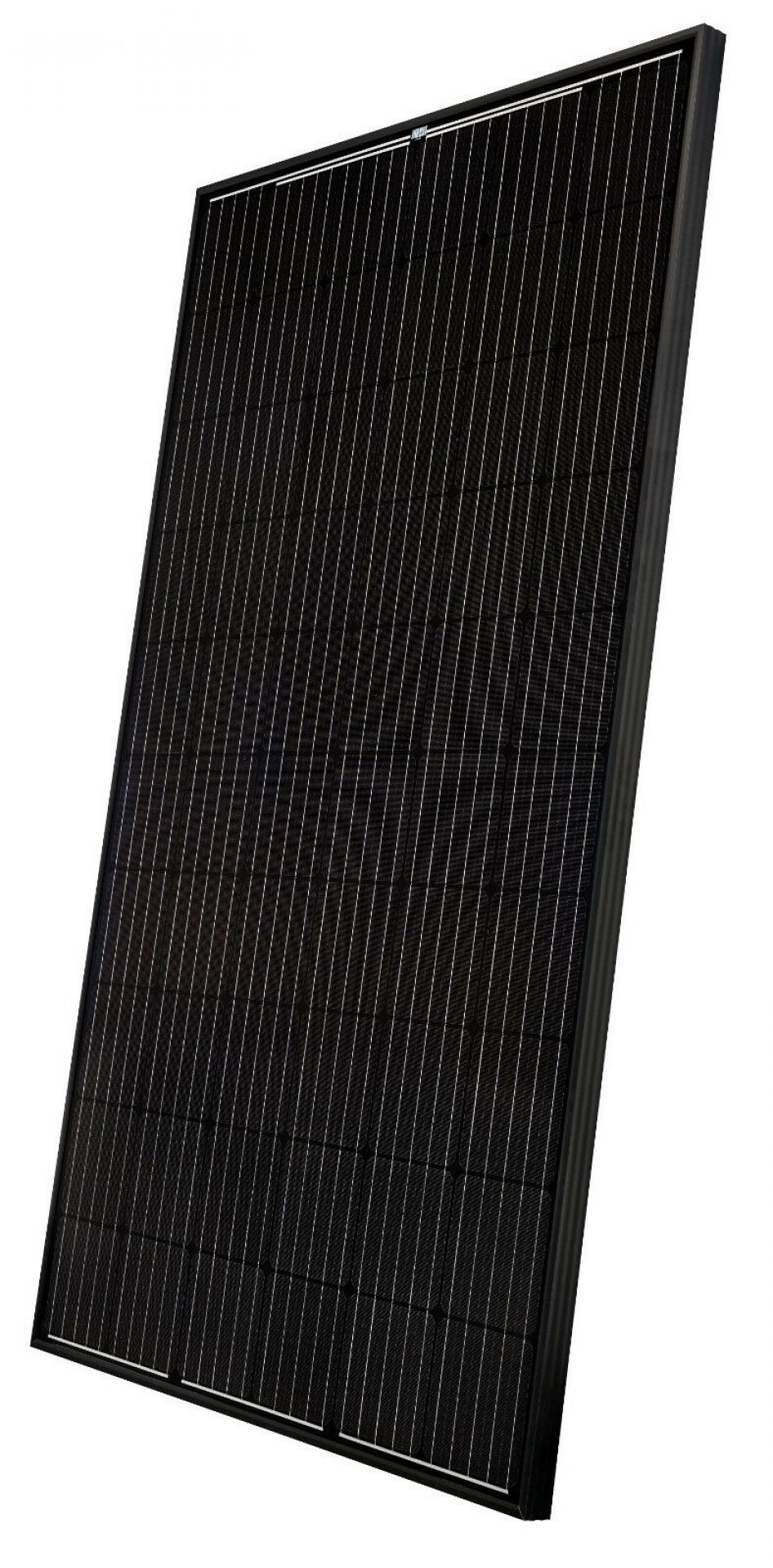 W Solarpanel Solarmodul Black Schwarz Photovoltaik Modul Solarzelle